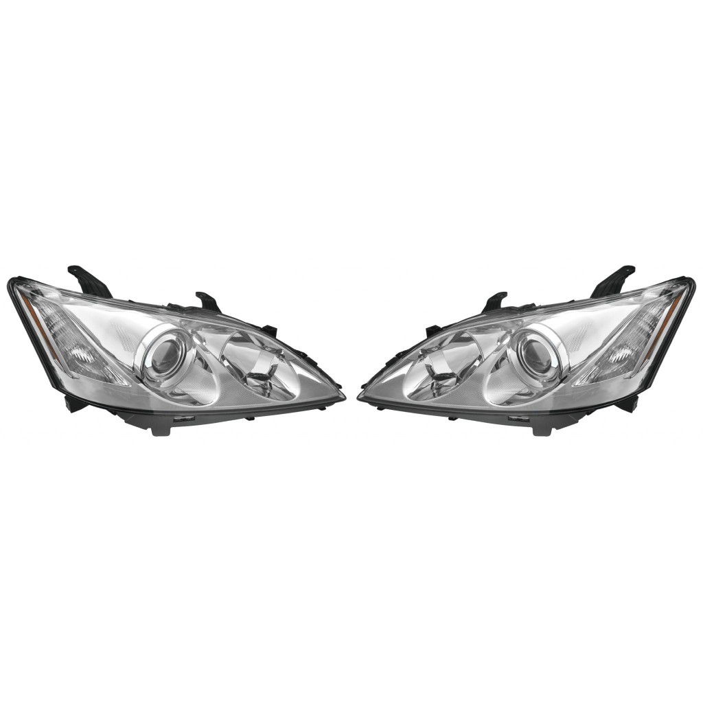 Fits 2007-2009 Lexus ES350 Pair Halogen Headlights LH and RH Side w/o