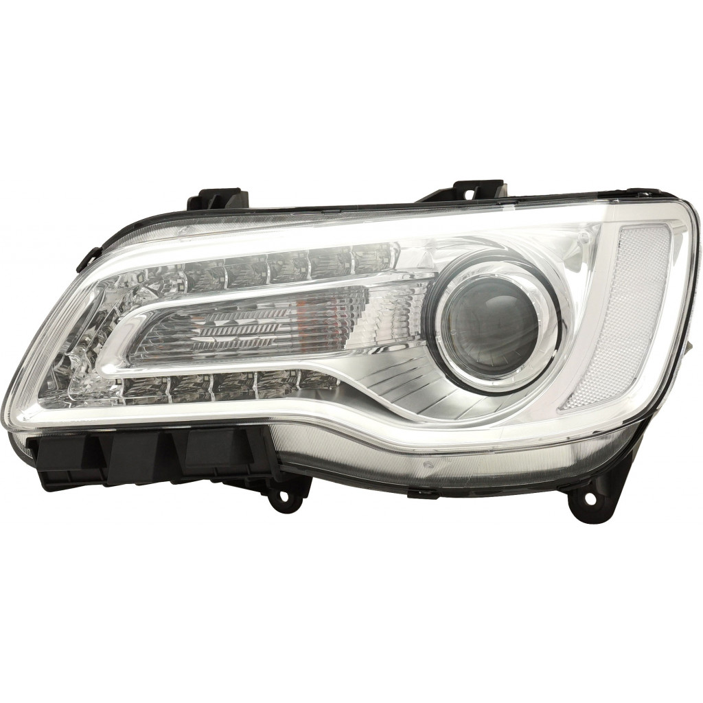 For Chrysler 300 Headlight Assembly 2018 2019 2020 Driver Side Chrome CH2502322