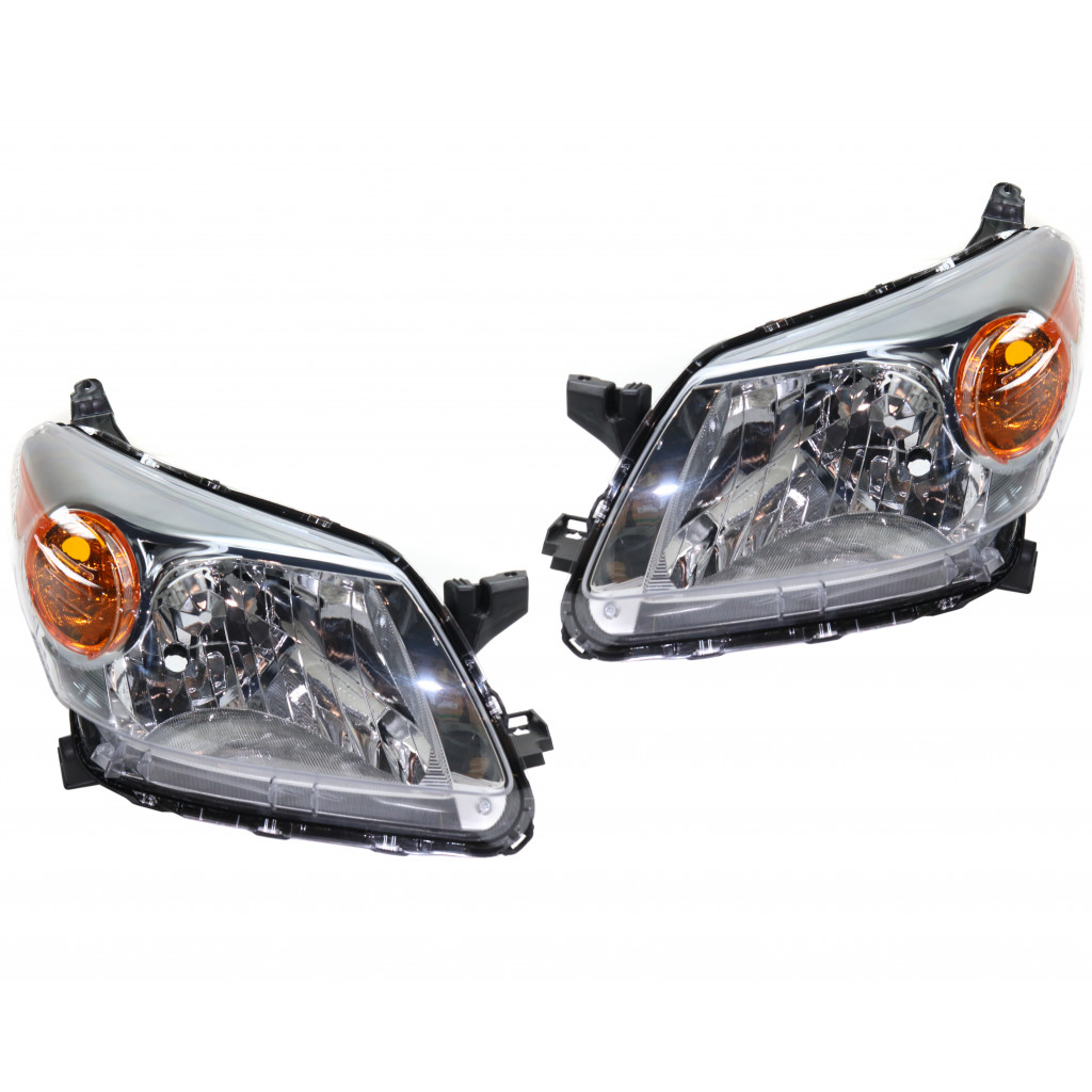 For Scion XD Headlight Assembly 2013 2014 Driver & Passenger Side Pair