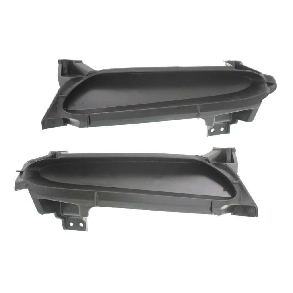 For Mazda 3 2010 2011 Bumper Grilles Front, Driver & Passenger Side Pair Plastic