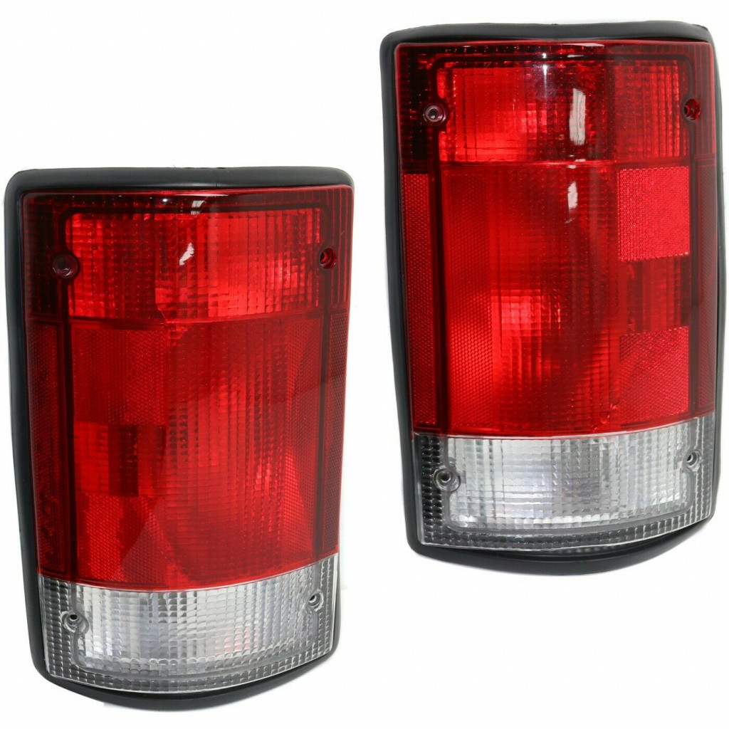 Fits 1995 - 2002 - Ford E - 350 Econoline Club Wagon Tail Light Pair | eBay 1995 Ford E350 Abs Light On