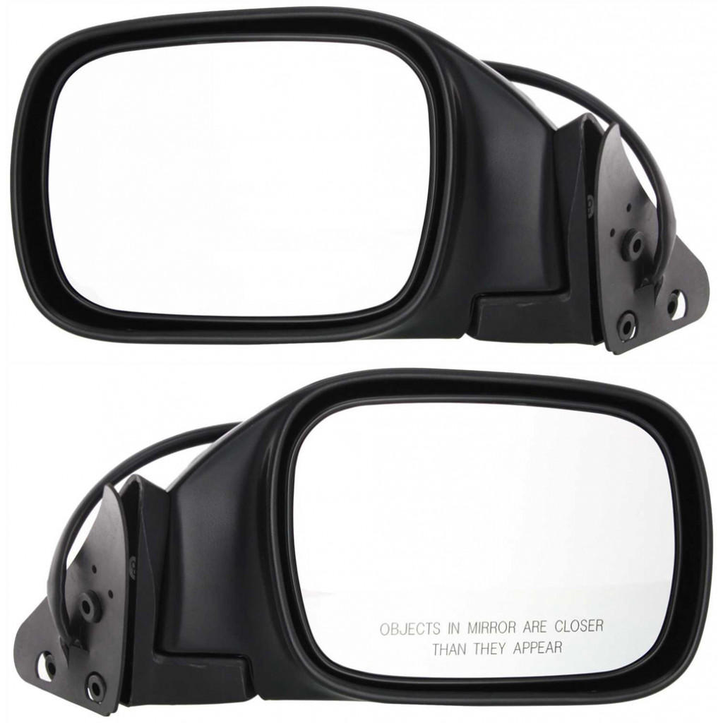 For Jeep Cherokee Mirror 1997-2001 LH and RH Pair Manual Folding 