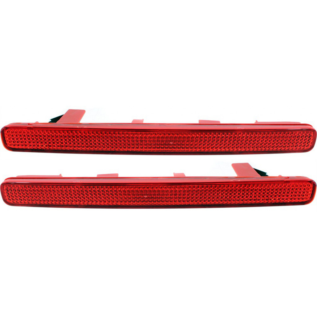 For Acura TSX Bumper Reflector 2009-2014 Driver and Passenger Side Pair/Set