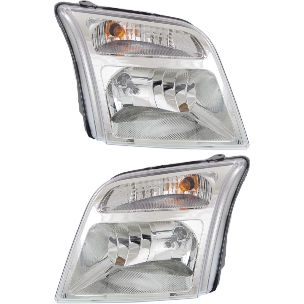 For Ford Transit Connect Headlight 20102013 RH and LH Pair/Set Halogen CAPA eBay