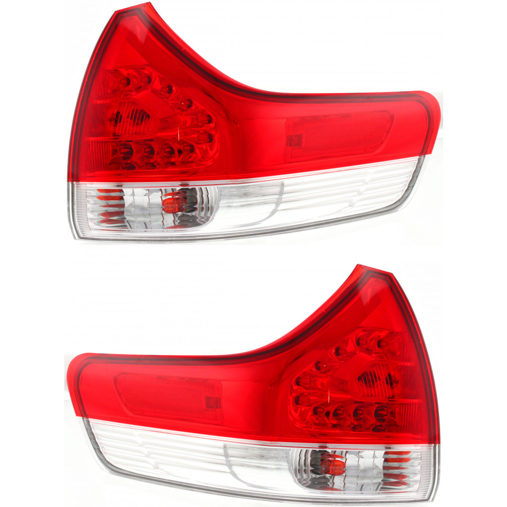 For Toyota Sienna Outer Tail Light 2011-2014 LH and RH Pair/Set CAPA | TO2804107 | eBay