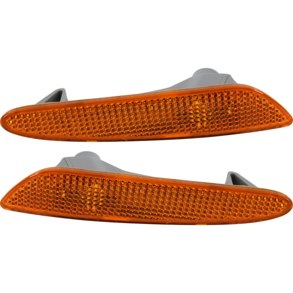 DEPO Driver Side Marker Light For 2007-2009 Mercedes-Benz E-Class—amber Lens, Halogen, DOT/SAE. Left Front. MB2532101.
