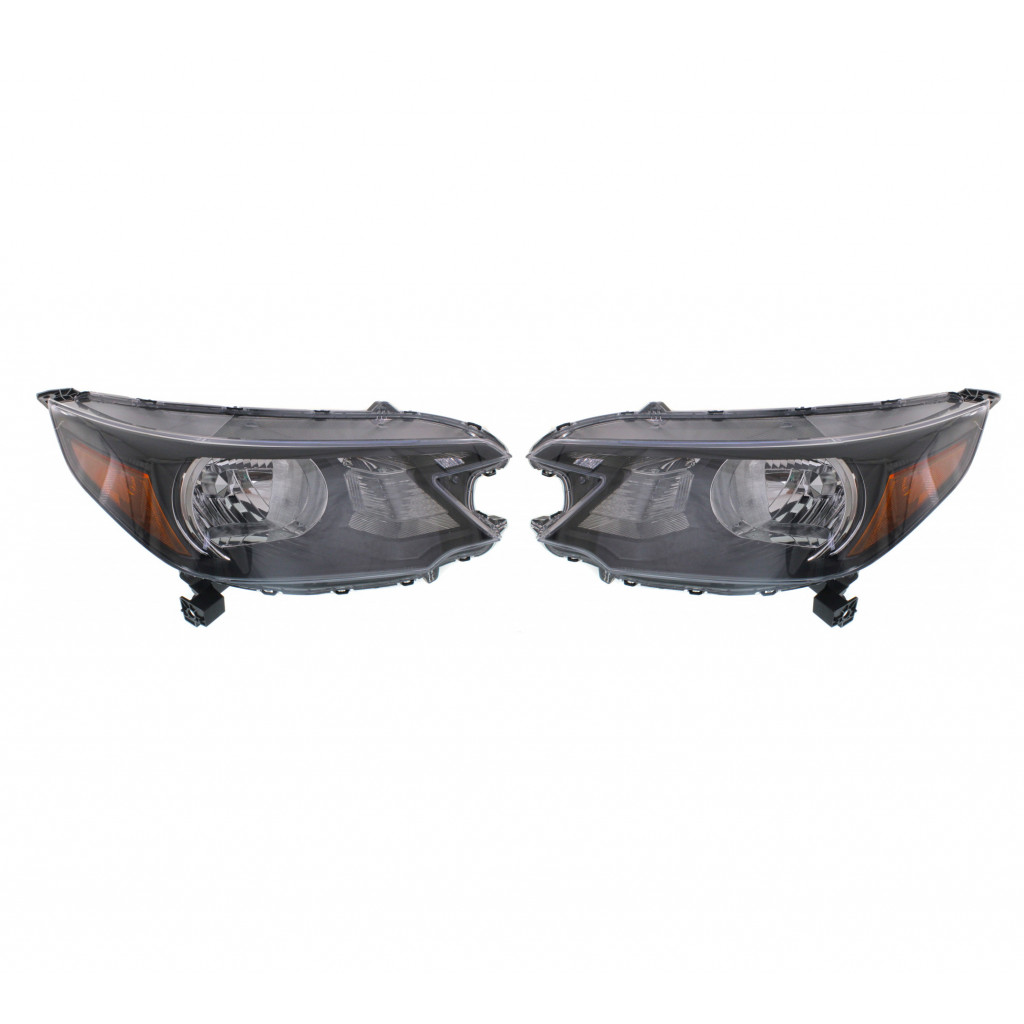 For Honda CR-V 2012-2014 Headlight Driver and Passenger Side Pair CAPA