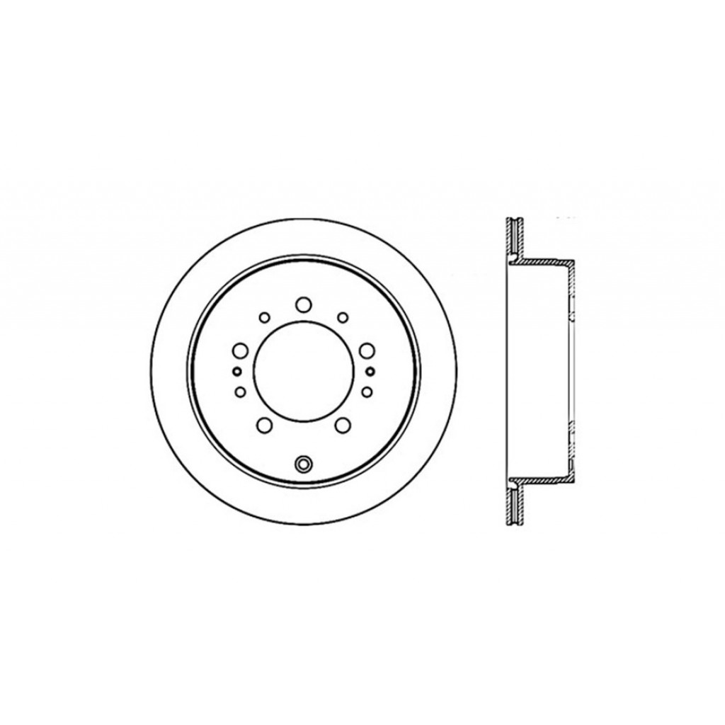 StopTech For Toyota Tundra 20072020 Brake Rotor Sport Slotted Rear