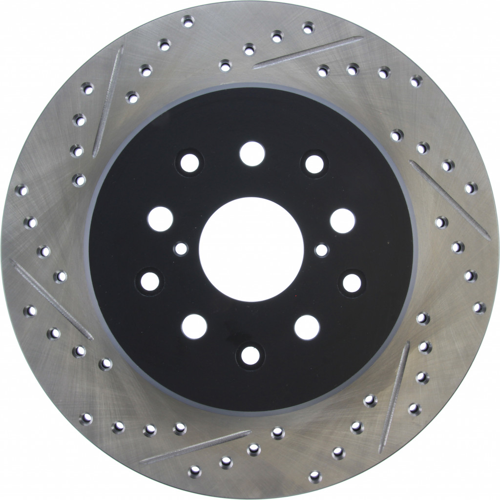 StopTech For Toyota Supra 1993-1998 Brake Rotor Slotted Rear Passenger Side